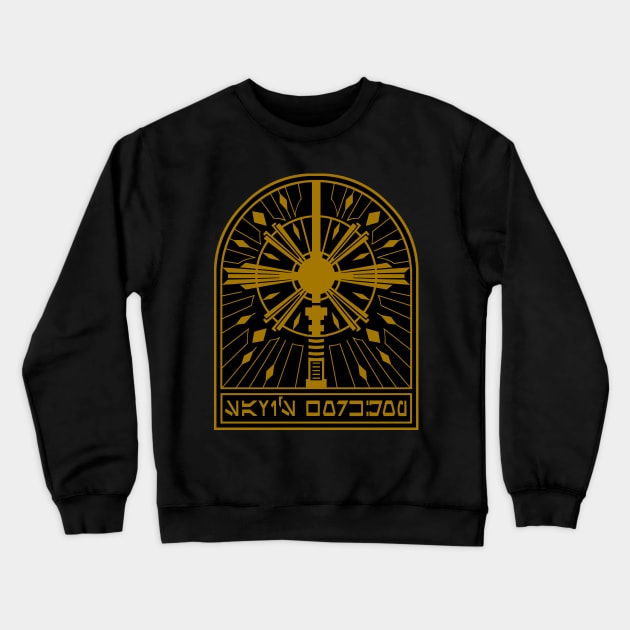 Art Deco Light Sword Crewneck Sweatshirt by aimeekitty